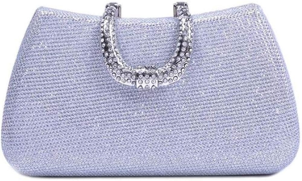 small silver clutch bag