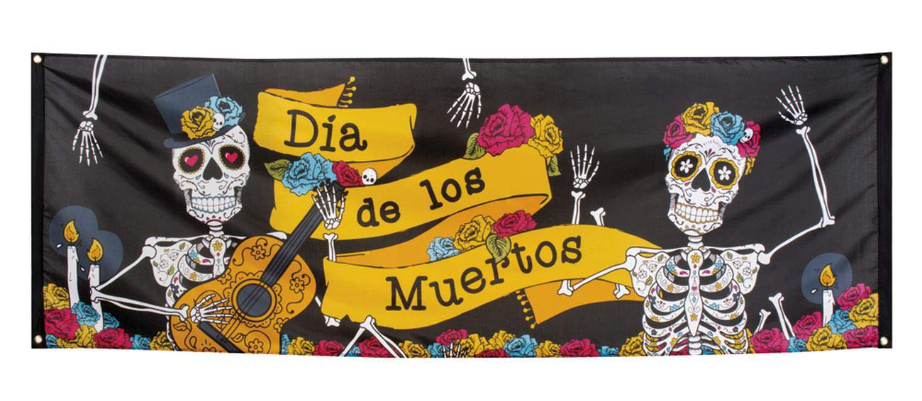 Banner decoration banner "Dia de los Muertos" (74x220cm) polyester