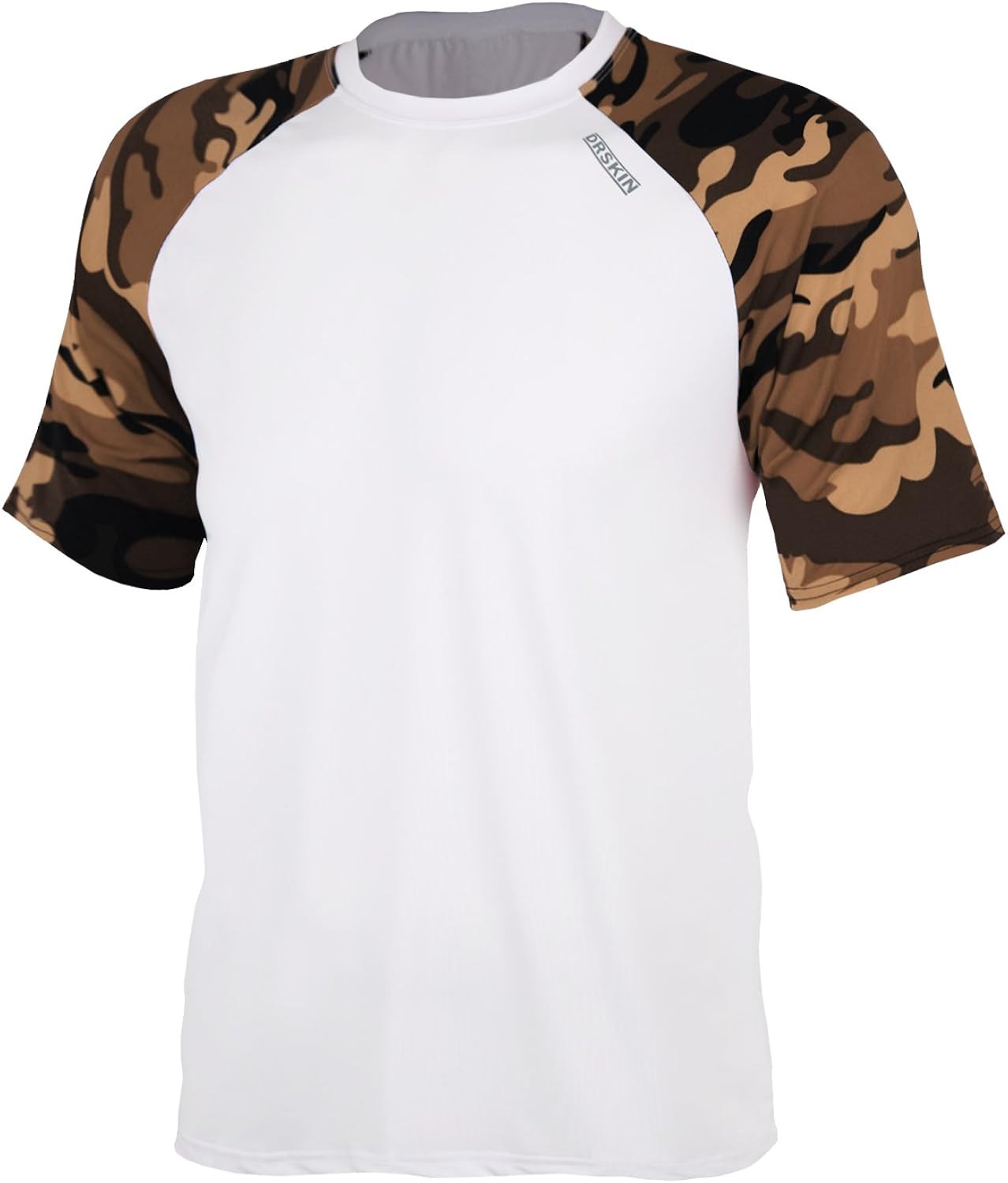 DRSKIN Mens Cool Quick Dry Sun Protection Short Sleeve Rash Guard Swim Sports Tee Shirt UPF 50+