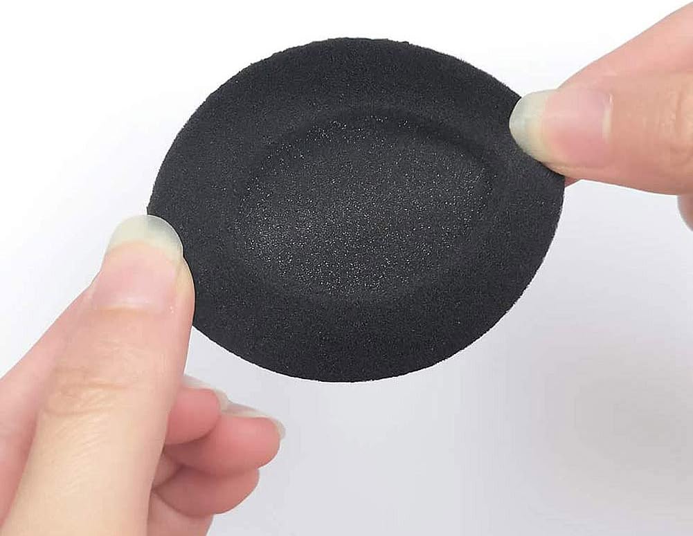 10 Pairs 60mm/2.4" Replacement Foam Ear Pud Earpads Sponge Cushion Covers for Logitech H600, H330, H340 / Sony MDR-G45LP,MDR-G55LP ,MDR-G410LP, MDR-G101LP, MDR-G42LP, DR-220DPV, MDR-G45 ,IF240R,SRF-HM33, MDR-027 ,MDR-222 ,SRF-H4,MDR-NC5 ,MDR-NC6s,MDR-023 / Rapoo H1030 /Koss CS100 / Jensen JHH110 /FreeTalk 5091 / Aiwa HP-CN5 /Labtec Axis 502 headset
