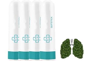 KRRHUEO Breathefree Quitstick, Breathe Free Quick Stick, Quit Smoking Inhaler Stick, Easy To Use Inhaler, That Can Alleviate Stress And Make It Easier To Resist The Urge To Smoke (4PCS)