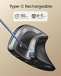 ProtoArc Ergonomic Vertical Mouse, EM11 NL