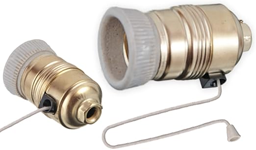 Fassung mit zugschalter