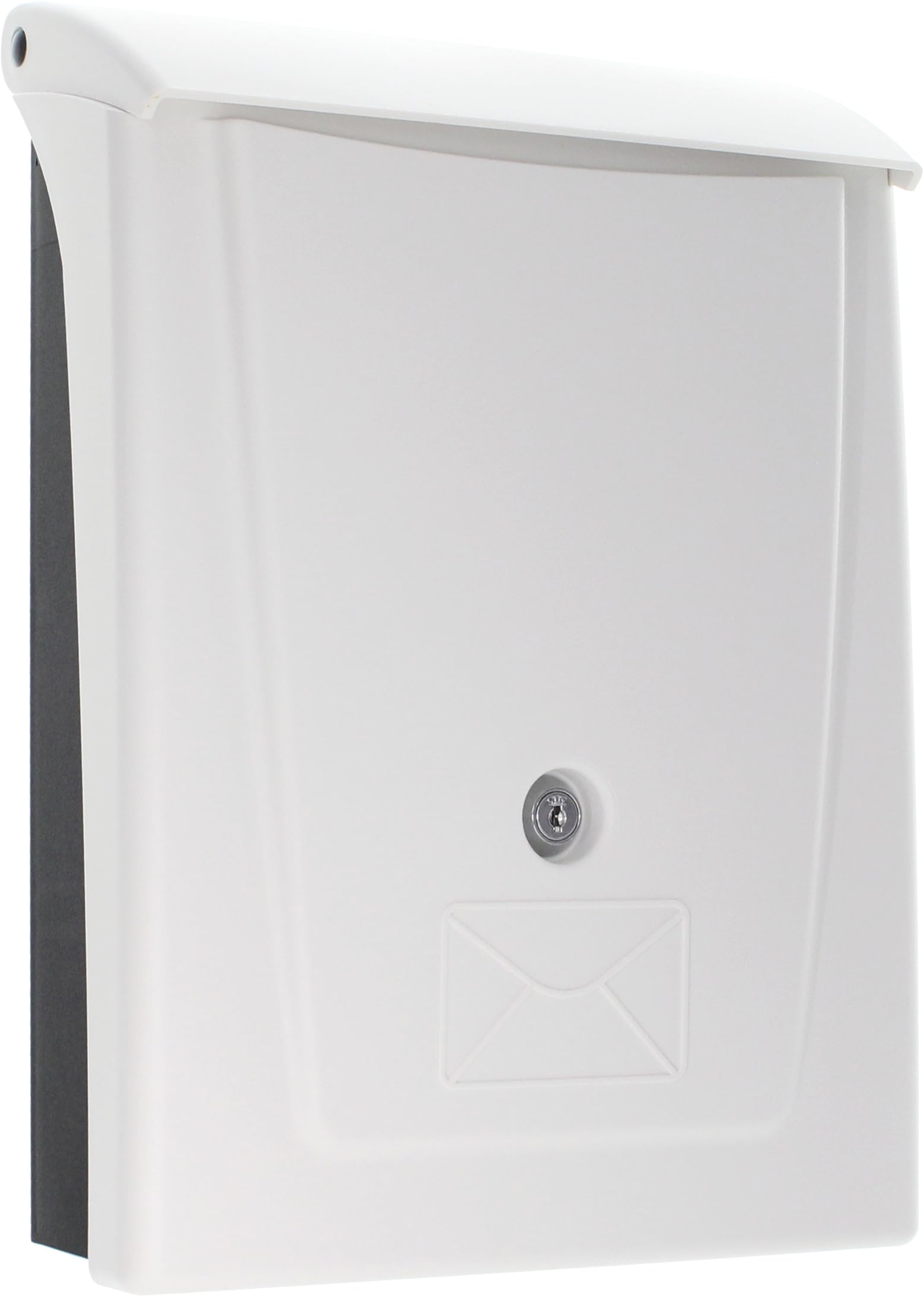 Rottner Mailbox Posta, cylinder lock with 2 keys, plastic, WxH 250x340 mm, mounting material included