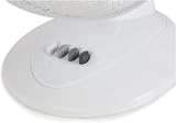 Signature 16” Desk Fan 3 Speed Oscillating White S40010 view 3