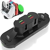 Switch Controller Charger for Nintendo Switch,Charging Dock Station 6 in 1 Switch JoyCon Charger Compatible Nintendo Switch O