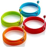 Amazon Com Joie Roundy Silicone Egg Ring 2 Pack Kitchen Dining