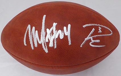 russell wilson autographed football