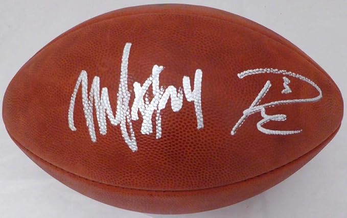 russell wilson autographed football