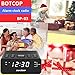 USB Alarm Clock Radio, Digital Alarm Clock with USB Phone Charger, FM Radio, Sleep Timer, Dimmer, Snooze, 0.6” Digital LED Display and Battery Backup Function for Bedroom, Office, Table and Desk