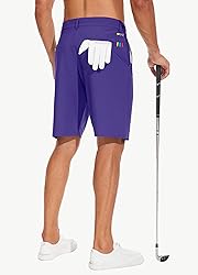 JWM Mens 9" Stretch Golf Shorts - Lightweight