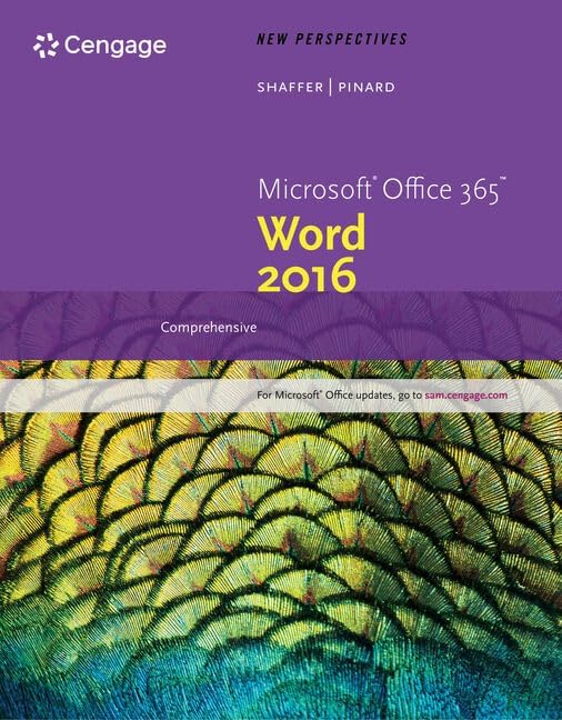 New Perspectives Microsoft Office 365 & Office 2016: Brief: Carey