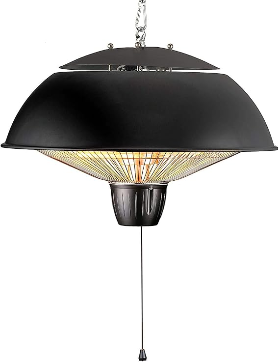 YAOJP Calentador eléctrico para Patio de 1500 W, montado en el Techo