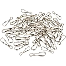 Inton 100 Pcs - Metal Spring Hooks 1 1/2" 38mm Purse Pulis