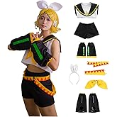 jrswai Cosplay Costume Anime Sailor Uniform Halloween Party Outfit Full Set