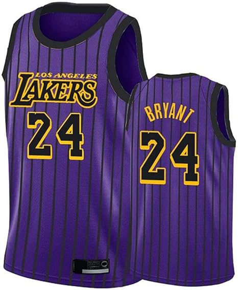 Amazon Co Jp メンズジャージ Nbaレイカーズコービーブライアント 24バスケットボールジャージ クールで 生地のスウィンガーノースリーブベスト Color A Size Medium ホーム キッチン