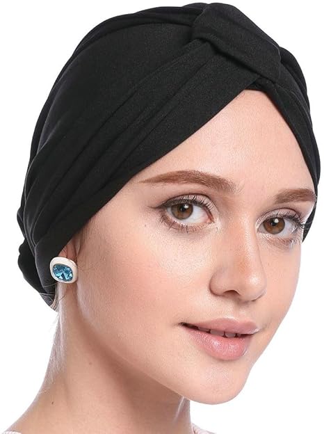 Cracklight Turban Femme Mode Turban Chimio Mode Islamique Coiffe Boheme Bandeau Vintage Simple Chapeau Turban Musulman Pour Cancereux Musulman Perte De Cheveux Fichus Et Foulards De Tete Vetements
