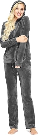 womens velour tracksuit no hood