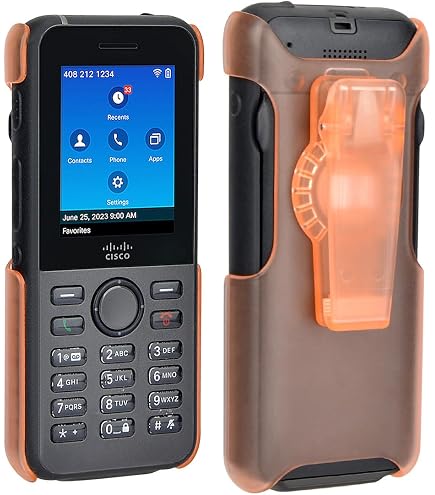 Tactical Satellite Phone Case For Cisco 8821 - Armor Case With Clip For Extreme Conditions