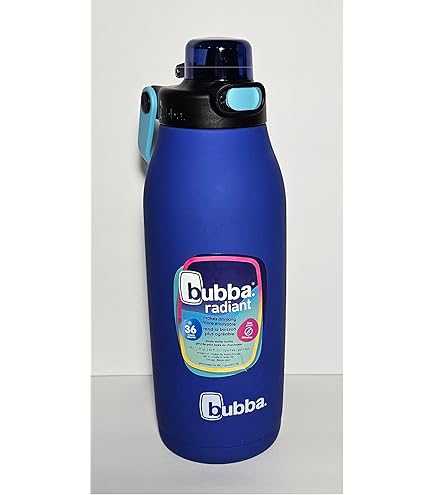 Bubba Radiant Stainless Steel Rubberized Water Bottle with Straw