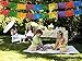 Mexican Decoration Papel Picado Plastic Banner Colorful Tissue Paper Coco Movie –Fiesta Party Birthday Family Celebrations- 64 Feet Includes 4 Large Banners (16 Feet Long 10 Panels each)- Handmade