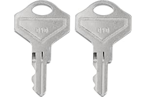 CHAR YONG 010 Key for Cash Drawer Fits for M-S 010R or 010L Locks,Replacement Many POS Registers Drawer Removable Compartment Key Lock(2 Pack)