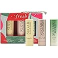 Fresh Color & Care Sugar Lip Set: Sugar Mint Rush Freshening, Rose Tinted Lip Treatment, and Advanced Therapy