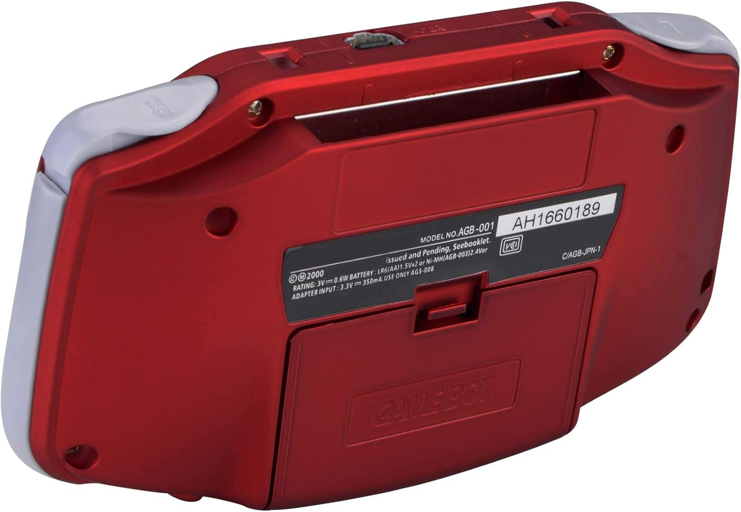eXtremeRate Scarlet Red Soft Touch GBA Replacement Full Housing Shell Cover w/Buttons Screws Screwdriver Tools Set for Gameboy Advance - Handheld Game Console NOT Included: Computers & Accessories