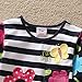 FLAGS Kids Girl Cotton Stripe Butterfly Long Sleeve T Shirt Tee Top 2-6 Years