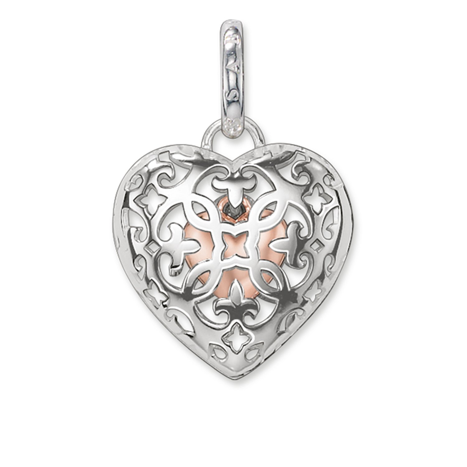 Thomas Sabo Women Pendant Heart Medallion 925 Sterling Silver PE704-415-12