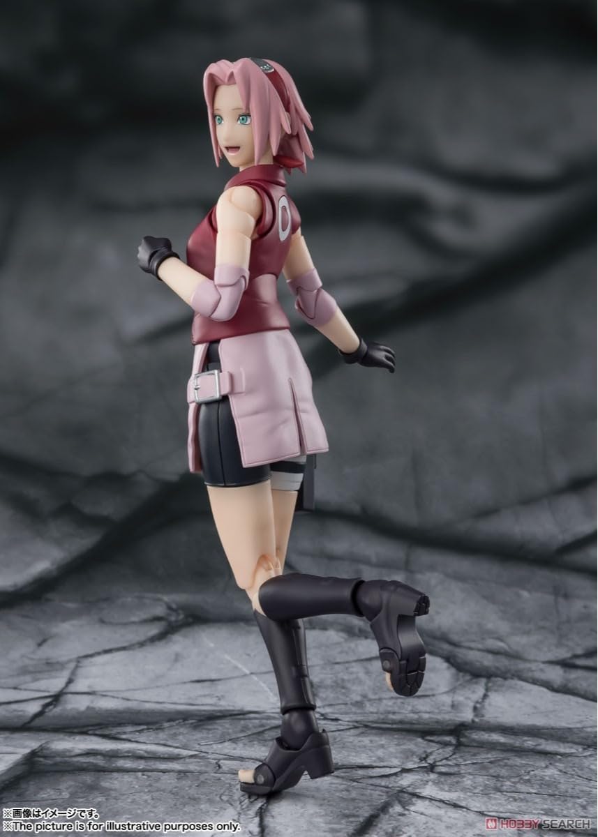 TAMASHII NATIONS - Naruto Shippuden - Sakura Haruno - Inheritor of Tsunade's Indominable Will, Bandai Spirits S.H.Figuarts Action Figure