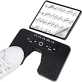 Yueyinpu Wireless Foot Pedal Hands-Free Music Page Turner for Tablets Smartphones Rechargeable Anti-Skid Pad (Classic)