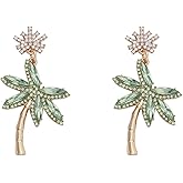 Handmade Beaded Coconut Palm Tree Drop Dangle Earring Summer Holiday Hawaii Beach Theme Jewelry Gifts For Women