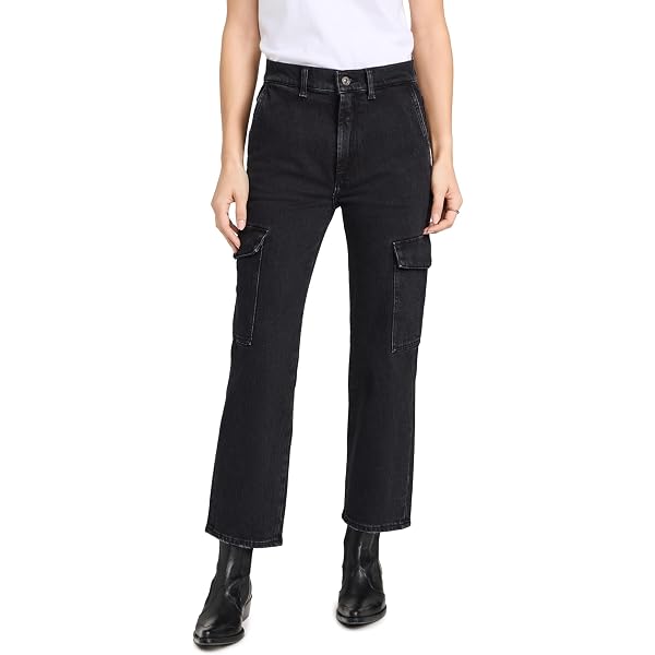 Guess Pantalones cargo Eco Aurélie para mujer, color marrón topo, talla S : GUESS