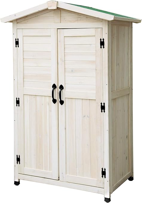 Amazon ガーデンガーデン 三角屋根の木製収納庫 ポタジェ ガーデンシェッド ミドルタイプ 幅106cm 高さ160cm 奥行69cm ウォッシュホワイト Ptg 900 Wht 物置 倉庫 Amazon ガーデンガーデン 三角屋根の木製収納庫 ポタジェ ガーデンシェッド ミドルタイプ 幅106cm 高さ160cm 奥行69cm ウォッシュホワイト Ptg 900 Wht 物置 倉庫