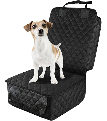Asiento De Coche Para Perros Medianos/grandes - Con 4 Correas De Sujeción, Antideslizante, Impermeable Y Plegable, Hasta 26 Kg (70x55x36 Cm)