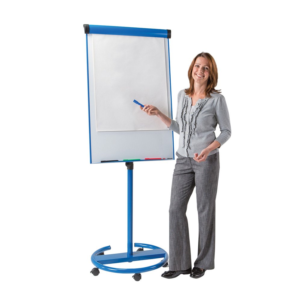 METROPLAN A1 Ultimate Mobile Flipchart Easel - Blue