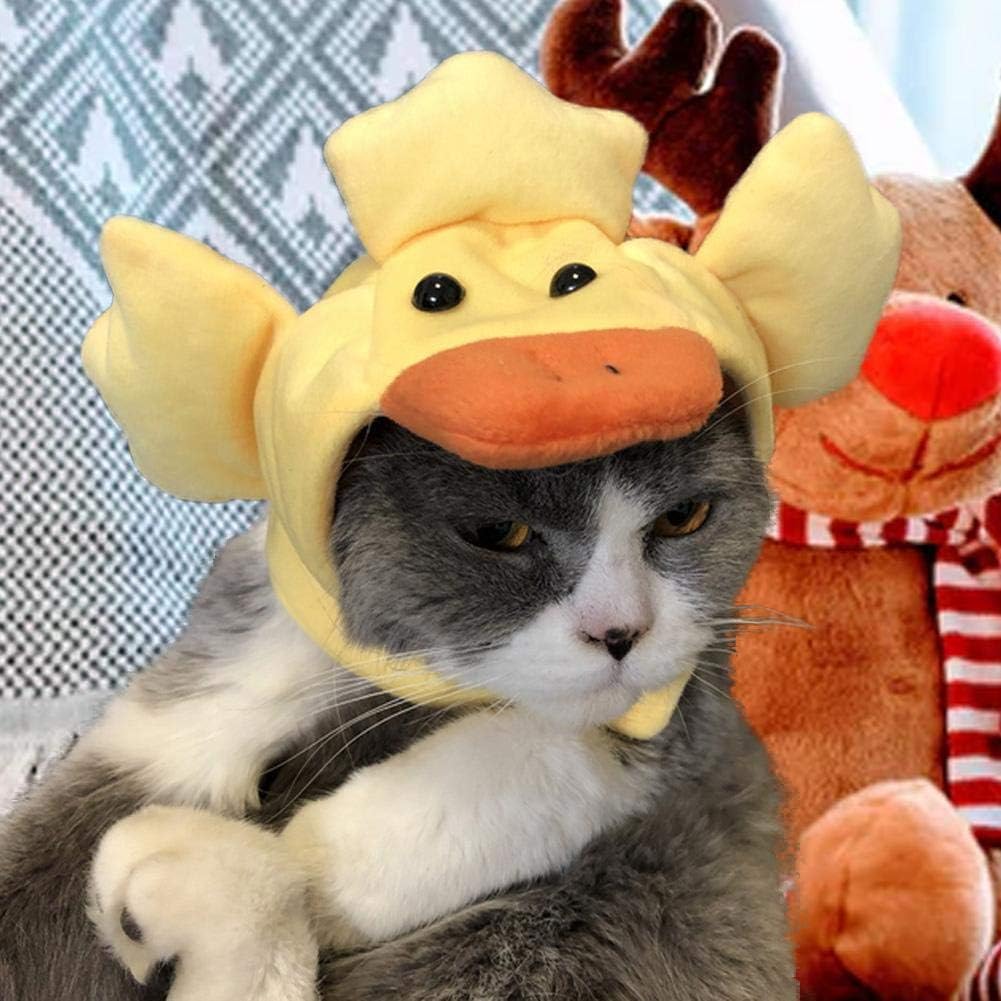 Pssopp Cute Pet Headwear Cap Decoration Hat Cat Cute Novel Animal
