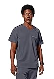 Healing Hands Men's Scrub Top Steven Top with 3