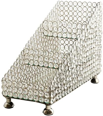 Makeup Organizer| Cosmetic &amp; Jewelry Storage | Vanity Stand | Valentine’s Day gift | Decorative (Medium)