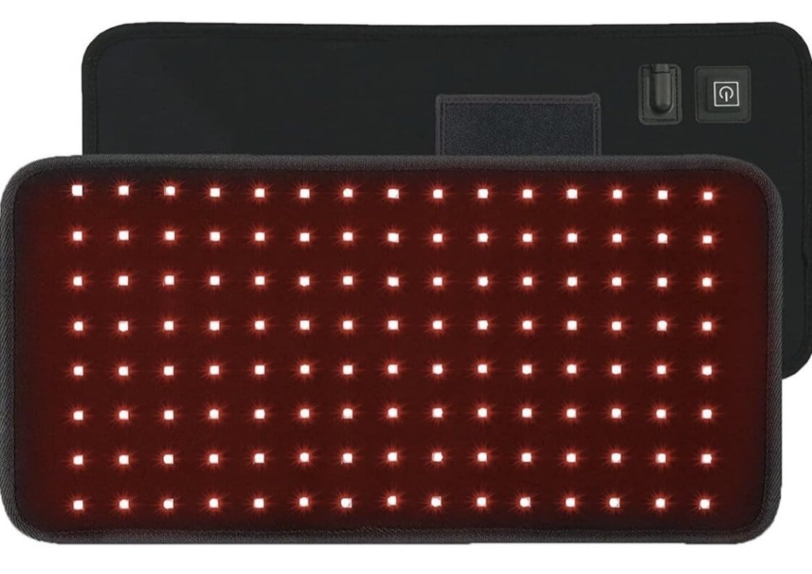 DeHabi - Red & Near Infrared Light Belt Large Pad Wearable Wrap Portable for Body Shoulder Back Waist Legs Neck (0.58KG)