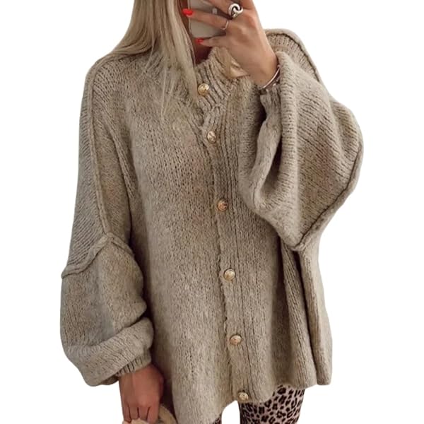 トップス OUAT MOHAIR OFFICE CARDIGAN TYATVS Mohair Sweater Fuzzy Cardigans for Women Button Up