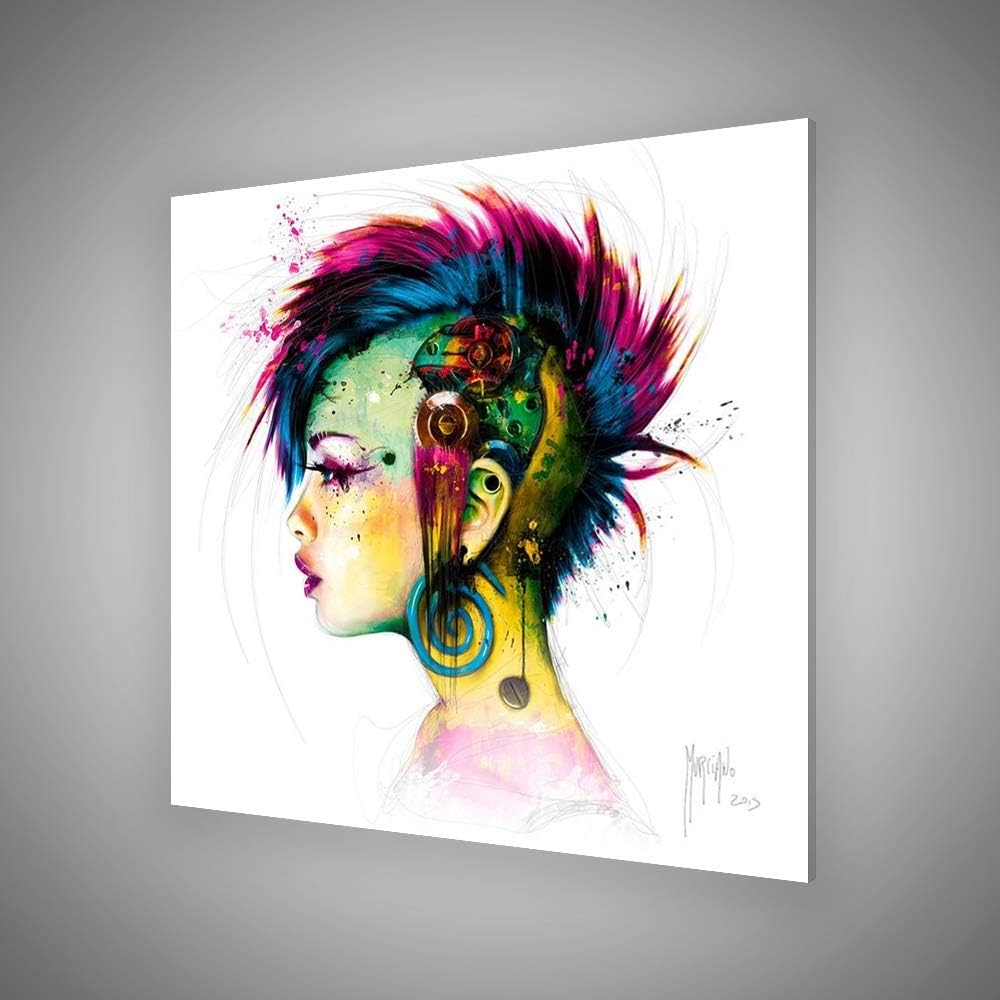 Patrice Murciano - CYBER PUNK - Acrylic Plexiglas 30 x 30cm Wall Art