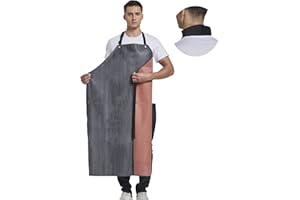 Waterproof Rubber Apron Butcher Heavy Duty -Oil Chemical Resistant Thick Work Safety Apron