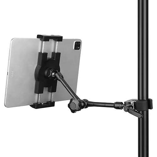 Mippko iPad Holder for Microphone Stand/Mic Music Stand,Tablet