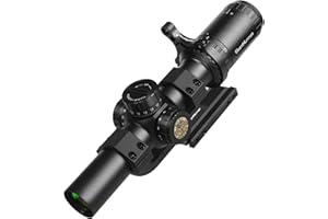 WestHunter Optics HD 1.2-6x24 IR FFP LPVO Riflescope, 30 mm Tube First Focal Plane Illuminated 1/2 MOA Presicion Compact Rifl