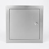 Frienda Stainless Steel Metal Universal Access Door with Screwdriver Latch Wall Ceiling Mounted Door Access Panel for Drywall
