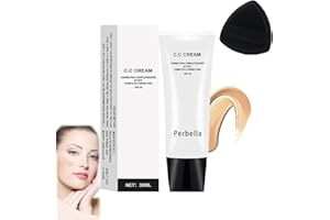 vljsfkh Perbella CC Cream Self Adjusting for Mature Skin, Perbella CC Cream for Older Women, Perbella Skin Tone Adjusting CC Cream Spf 43, CC Cream Cosmetics, Moisturizer Cream