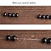 Hamoery Men Women 8mm Natural Stone Lava Rock Diffuser Bracelet Elastic Yoga Agate Beads Bracelet Bangle-21014