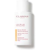Clarins UV Plus Anti-Pollution, Broad Spectrum SPF 50 Tinted Face Sunscreen | Sheer Finish | Lightweight and Oil-Free | Triple Protection From UVA/UVB Rays, Free Radicals and Pollutants